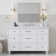 ARIEL Monrow 54 Single Sink Bathroom Vanity with Carrara Quartz Top