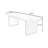 Solid wood simple quality dining table-108430601