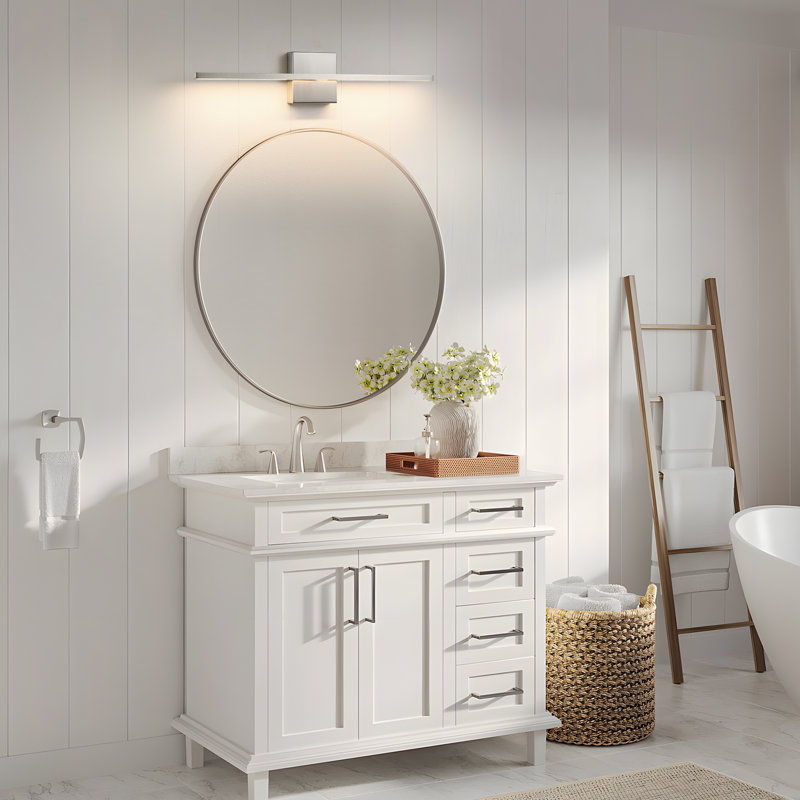 24'' Felecie Dimmable LED Bath Bar, Brushed Nickel