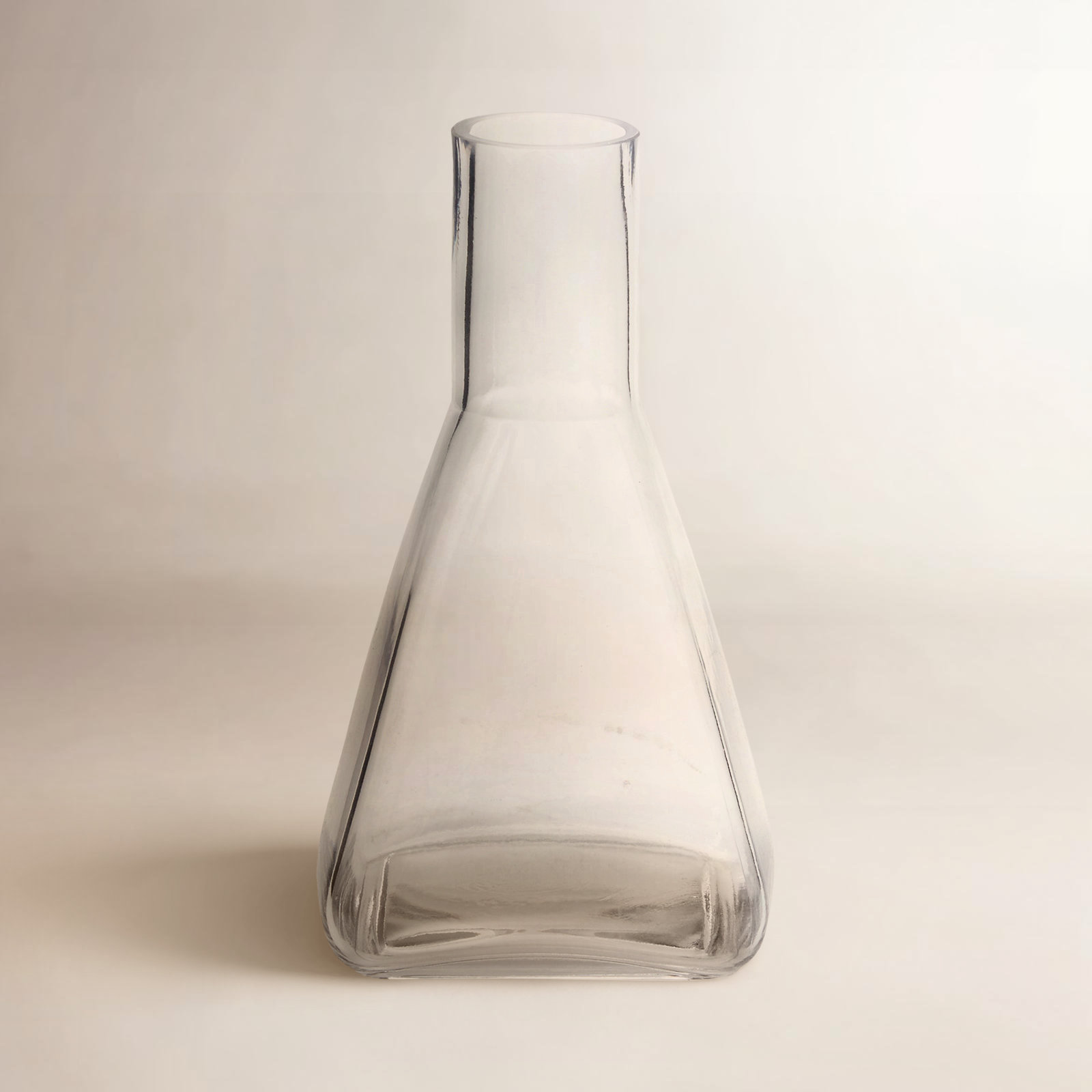 Arabel Handmade Glass Table Vase, 10" H x 5.5" W x 5.5" D