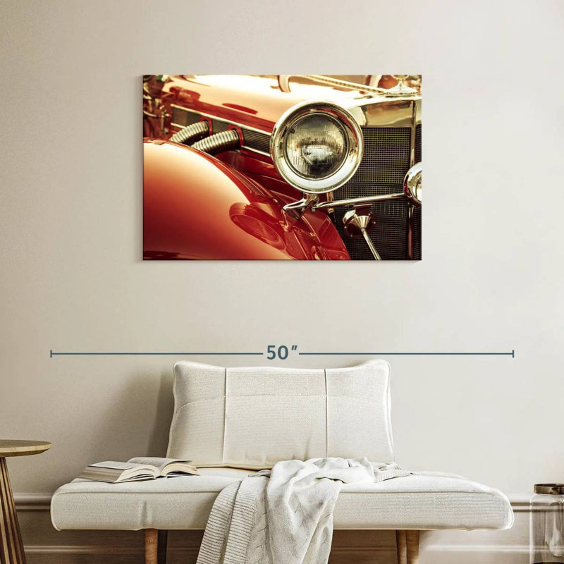 Mehar Classy Red Retro Car