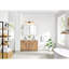 Meuble-lavabo double avec base en bois Gavino-148278213