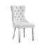Magnifiques chaises de salle à manger en velours avec pieds à finition miroir-1111396273-1111396275
