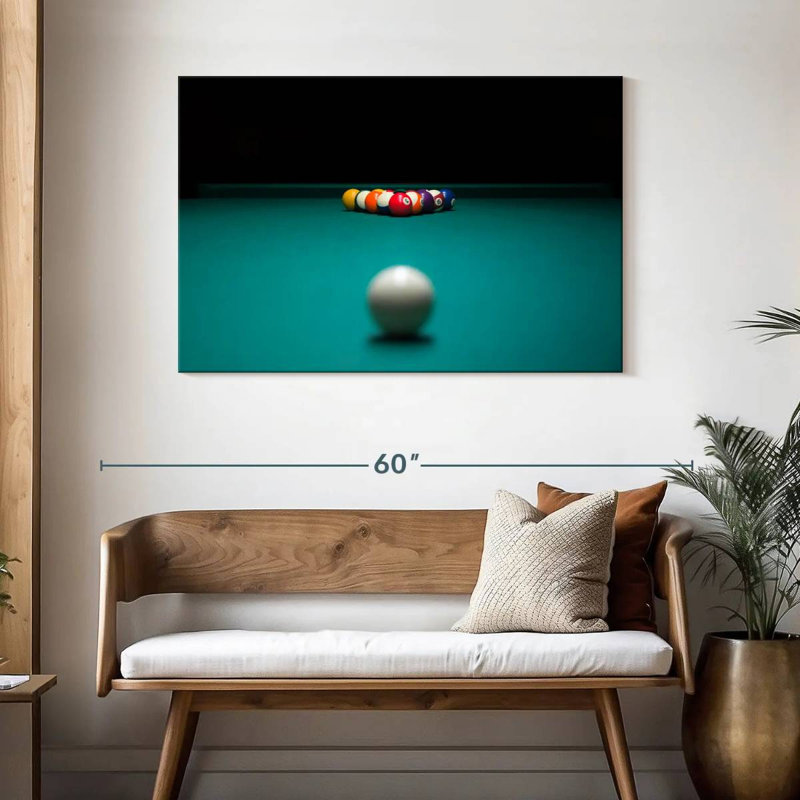 Table de billard Senne, H 30 po x l 45 po