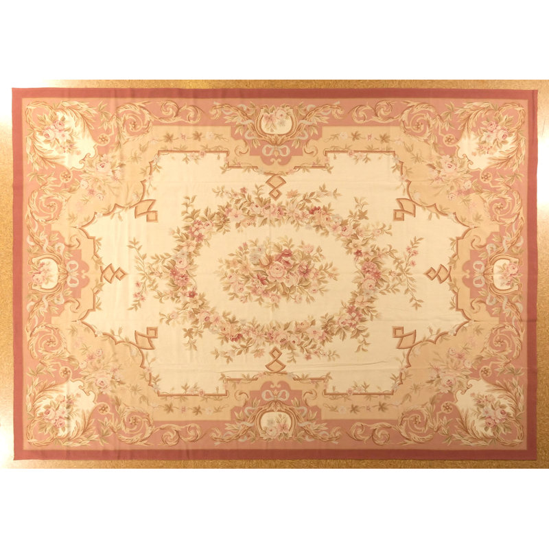 Tapis tissé 9,11 x 14 Modren Aubusson