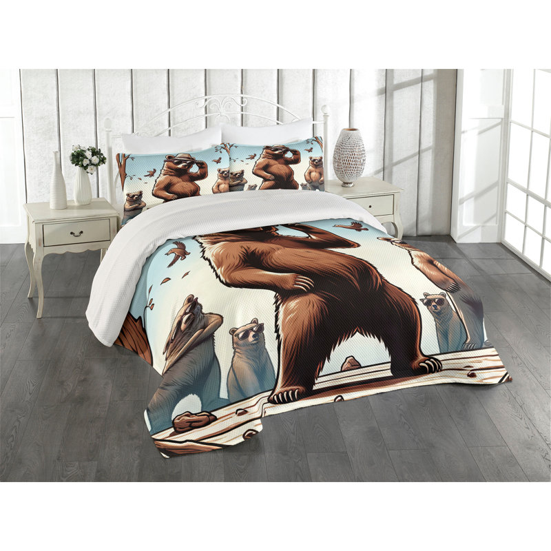 Polyester Coverlet, Queen Coverlet + 2 Standard Shams