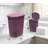 55L Black Laundry Hamper - Space-Saving Tall Basket for Dorms, Bathrooms, and Closets 22" x 17"-2059914285