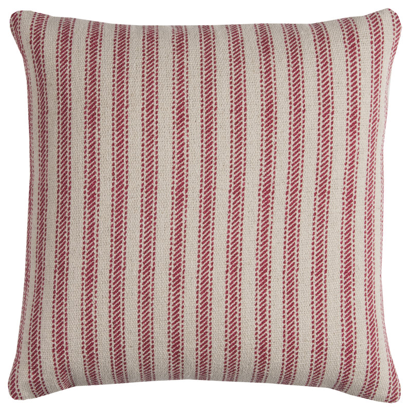 Housse de coussin Percy, Rouge, Housse de coussin seulement - sans coussin