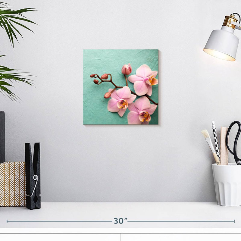Orchidées roses pâle Harnek, H 10 po x l 10 po