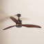Ventilateur de plafond à DEL standard de 60 po avec chaîne de traction et ensemble d'éclairage Brielle-1008083075