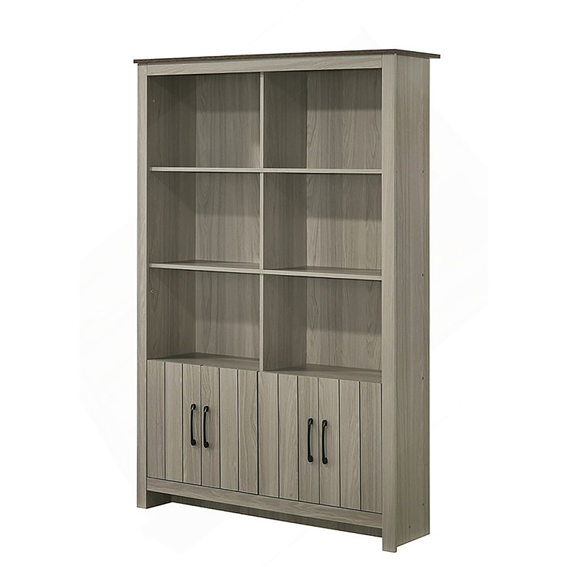 Bibliothèque avec portes d'armoire