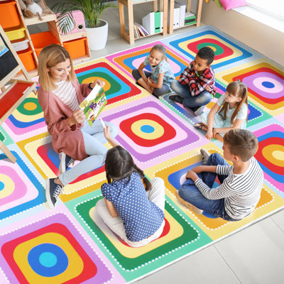 Tapis de salle de classe pour jouer et apprendre