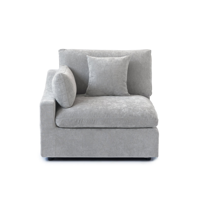 Fauteuil de chambre Kyna, Gris