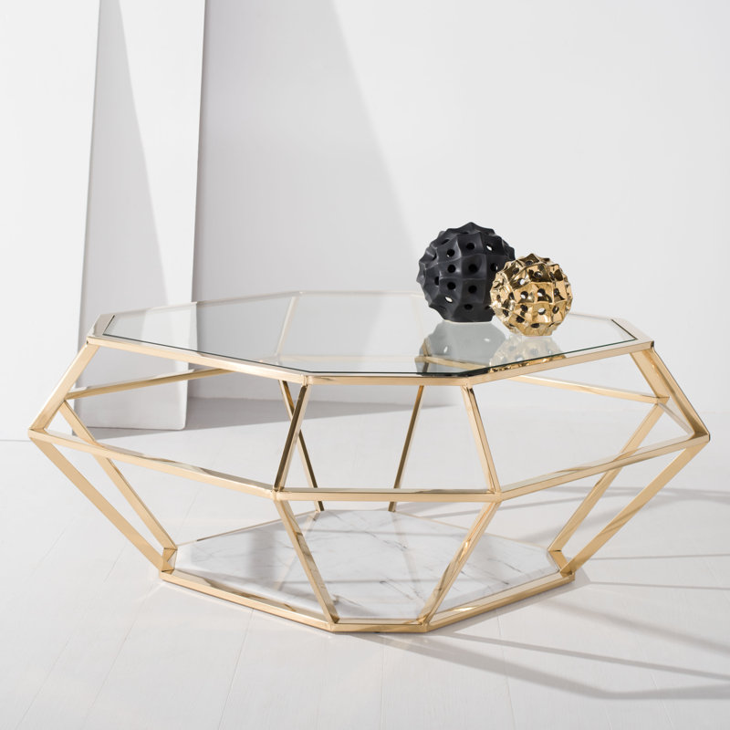 Table basse avec cadre Euclide