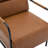 Tahia Upholstered Accent Chair with Metal Frame