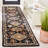 Hand Tufted Wool/Cotton Oriental Rug in Beige/Black-941788356