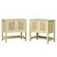 Ensemble de 2 tables de bout en rotin 2 portes-123043758