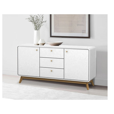 Justine 140Cm Wide 3 Drawer Sideboard