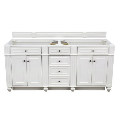 Bristol 72'' W Double Bathroom Vanity Base