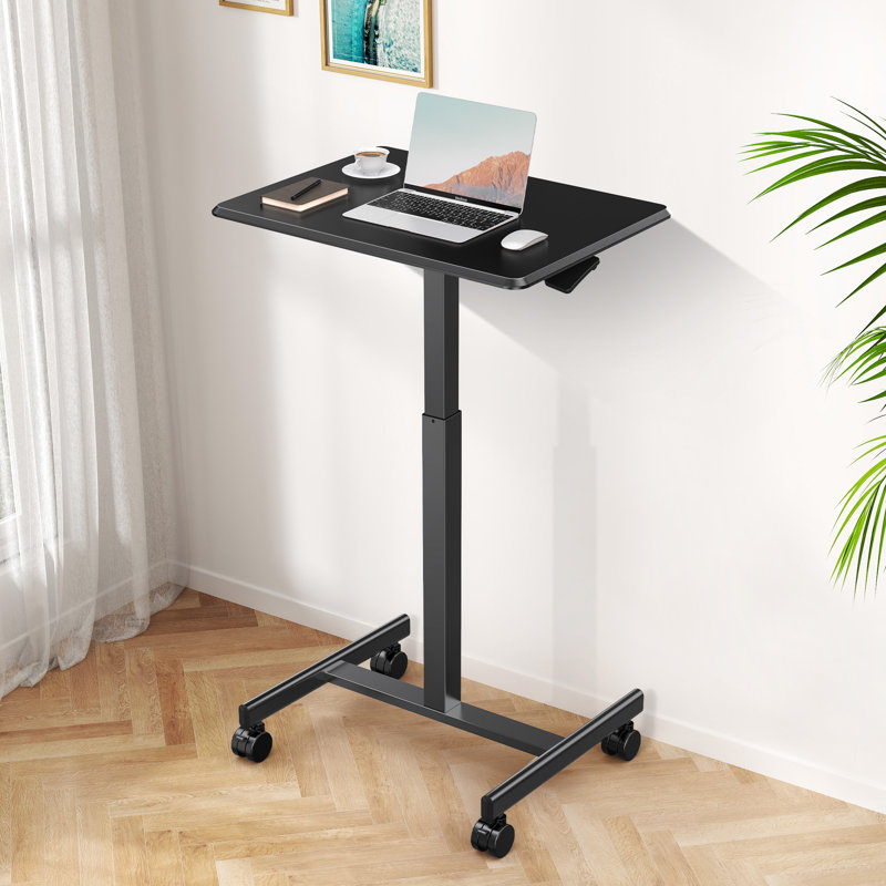 Verlynn 25.7’‘ Height Adjustable Standing Desk, Black