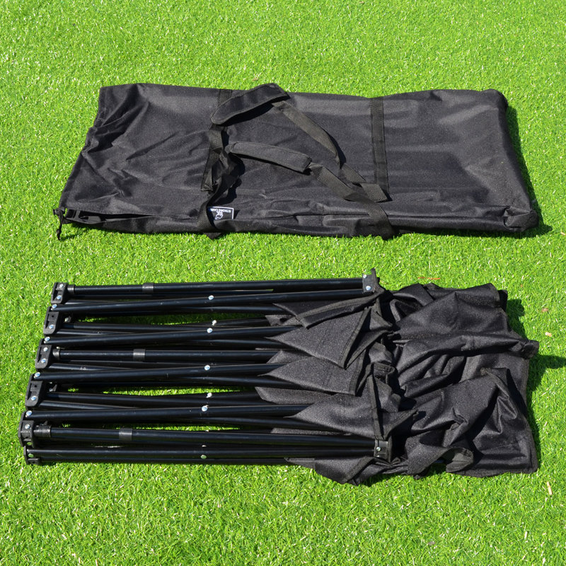 Banc de camping pliant Kailee, Noir