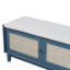 Banc de rangement en rotin avec rangement Boho-1967951090