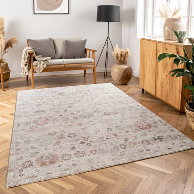 Beige 7 ft. 10 in. x 10 ft. 6 in. Area Rug