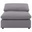 Fauteuil d'appoint rembourré en tissu Grey Boucle