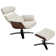 Fauteuil inclinable pivotant de 31 po avec repose-pieds Dillon