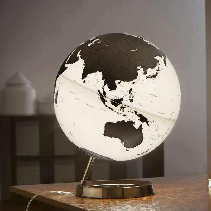 Plastic / Acrylic Tabletop Globe, Black