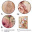 «Victorian Lady Pink Roses Rustic Vintage I - Rose», art mural encadré-1337230753-1337230430