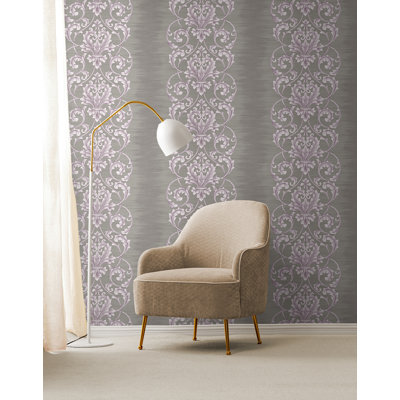 Papier peint à rayures ombrées Seabrook Designs