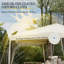 Pièce moustiquaire, moustiquaire avec filet, pavillon de jardin instantané, avec sac de transport, hauteur réglable-127438733