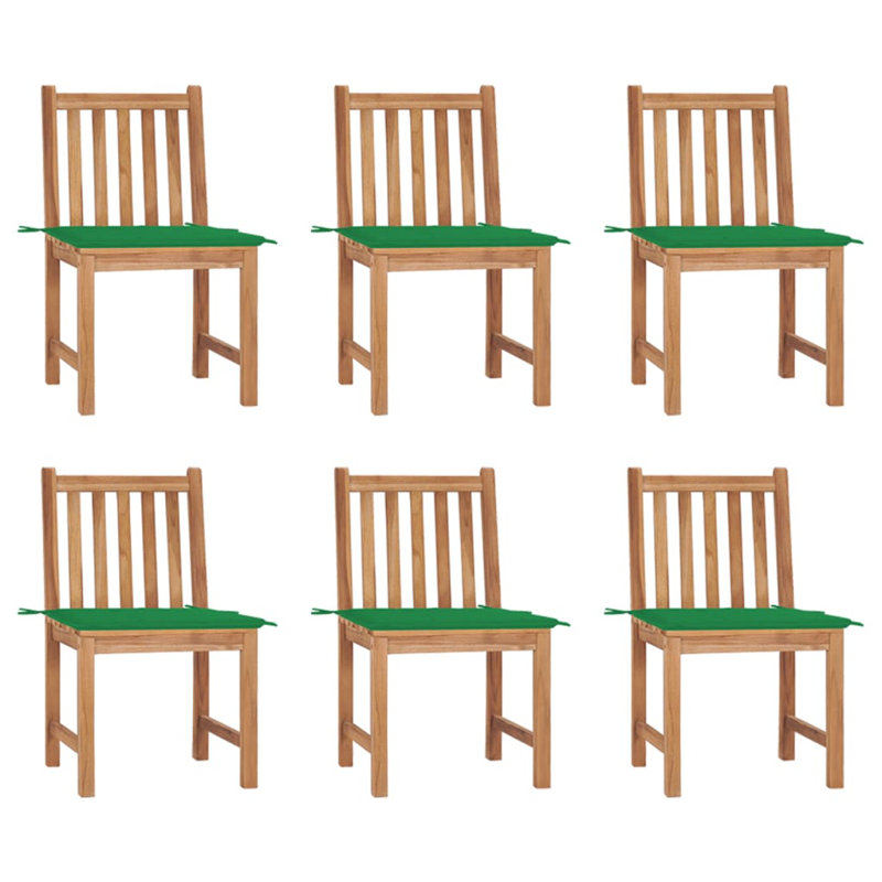 Chaise de patio avec coussin, Vert