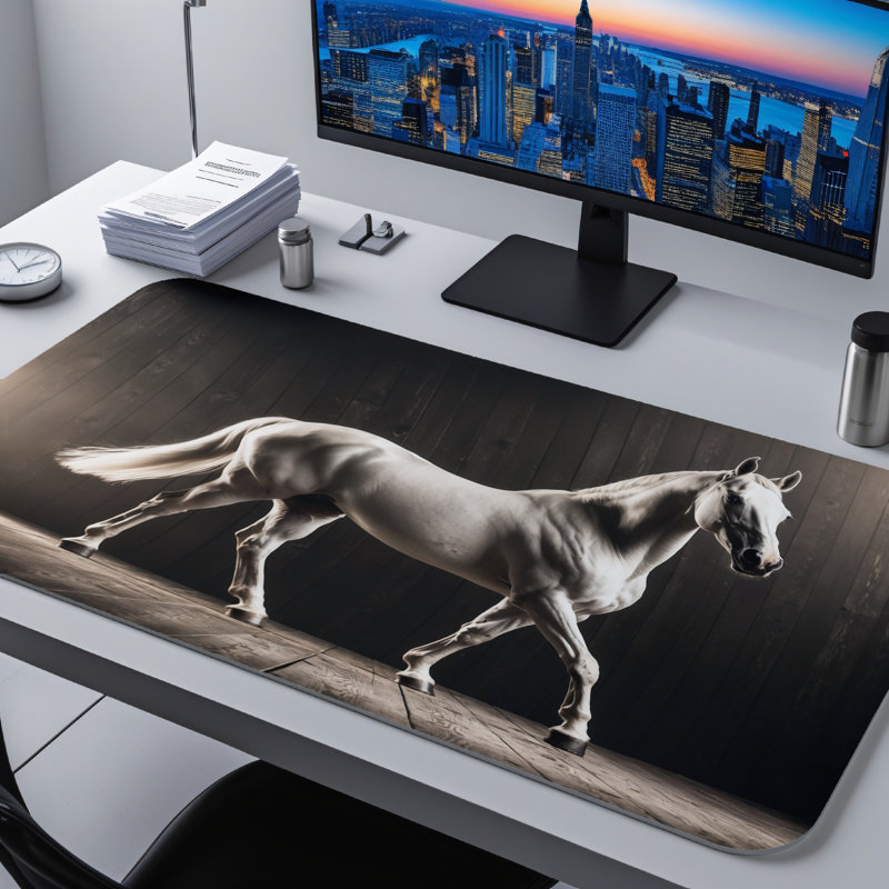 Polyester Desk Pad, 31.5x15.5