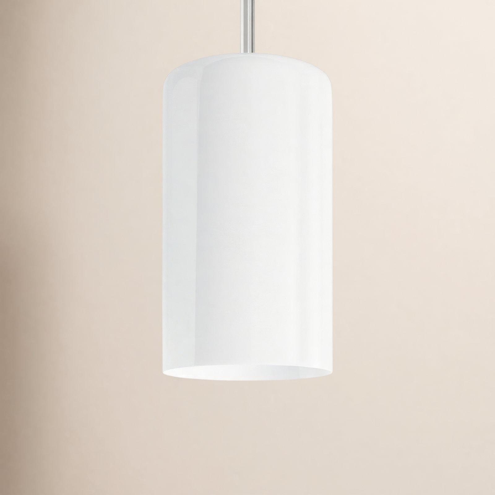 Single Light Glass Dimmable Pendant, Yes, Midnight Black
