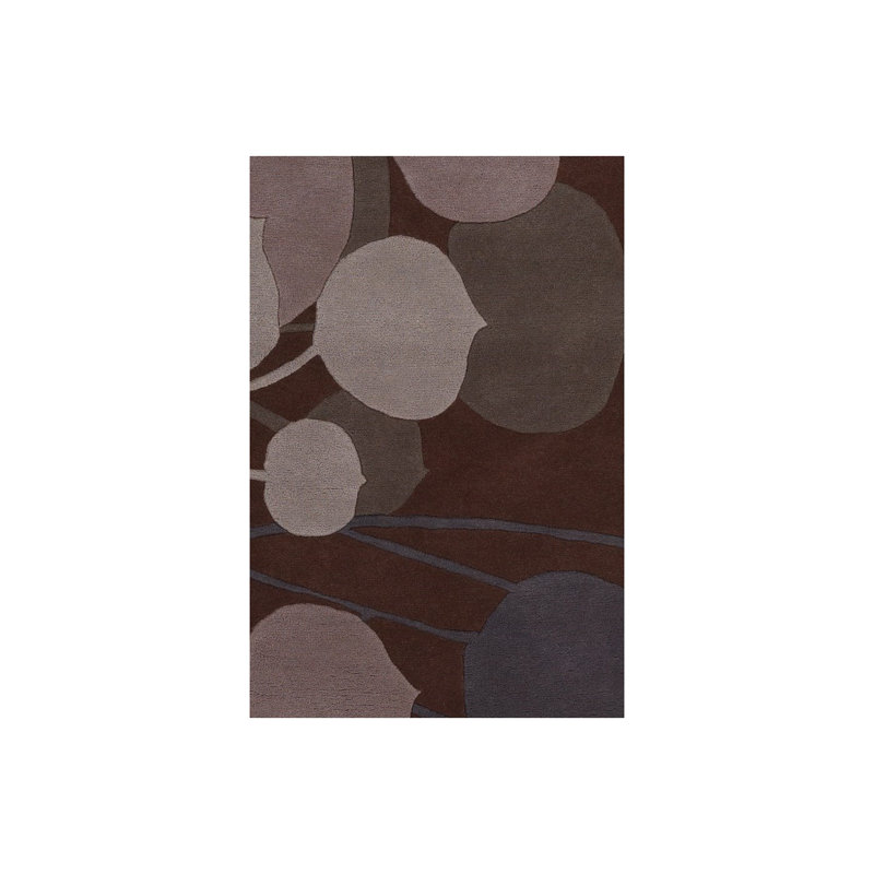 Inhabit Designer Brown Area Rug, Rectangle 7'9" x 10'6"