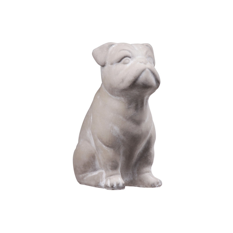 Statue bouledogue assis Shamar