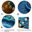 «Blue Sapphire Maritime Geode», art mural pierre géode-913708274-913708275