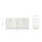 Freitas 72'' Solid Wood Double Bathroom Vanity in White, Base Cabinet without Top-51248083