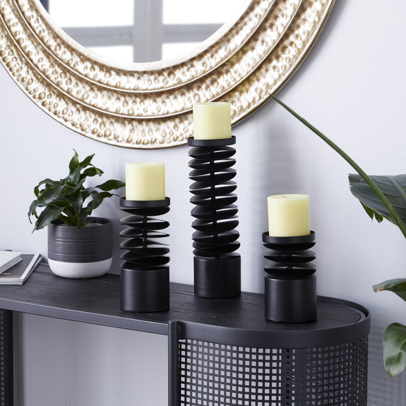 Mela 11.7'' H Iron Tabletop Candlestick