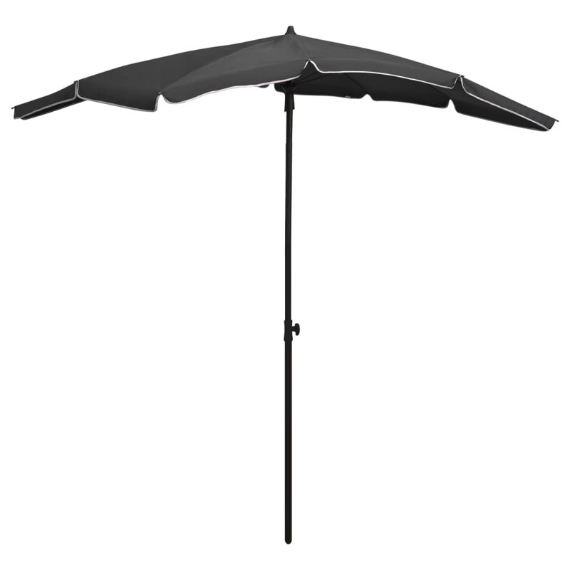 Parasol de plage 51,18 "x 78,74", Anthracite