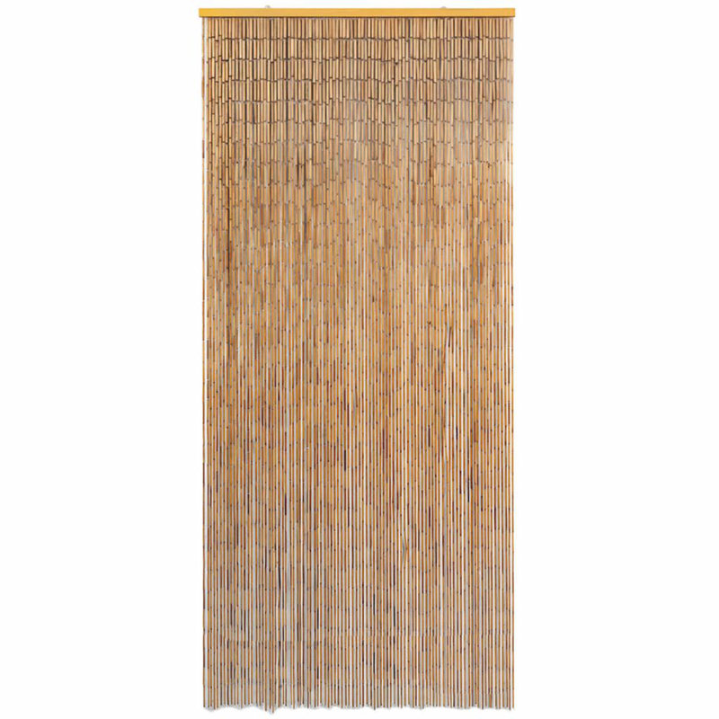 Loraine Insect Door Curtain Bamboo Anti Mosquito Protector Screen Multi Sizes, Brown, 35.4" W x 86.6" L