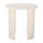 24" Natural Solid Wood Oval End Table