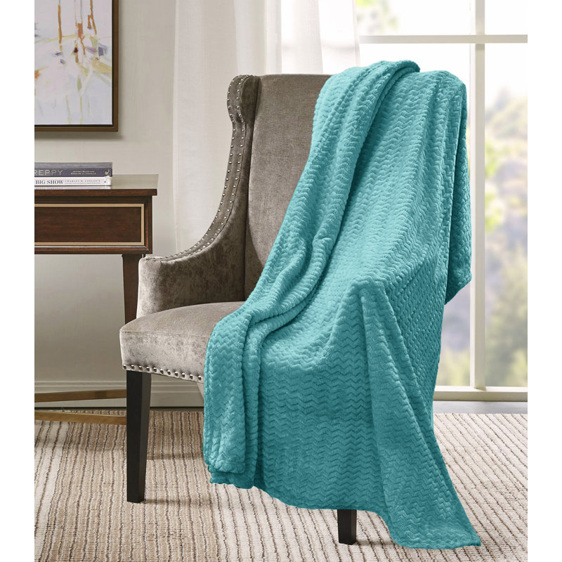 Balthasar Throw Blanket, W27 x L35cm, Duck Egg