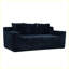 Canapé en velours côtelé 72,2 pouces | Aucun assemblage requis | Conception à assise profonde | Conception compacte adaptée aux appartements | Sièges ultra-confortables | Convient à une chambre à coucher-31376088