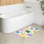 Tapis de bain Pastel Bunny Marshmallow, antidérapant, pour salle de bain et cuisine, 32 po x 20 po