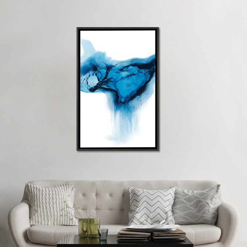 Dissipation II par Ethan Harper - reproduction d'art, H 48 po x l 32 po x P 1,5 po, Toile avec cadre noir patiné