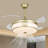 42Inch Flush Mount Ceiling Fan With Remote Control-2058099028