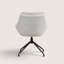 Fauteuil d'appoint pivotant capitonné l 27,9 po pour bureau à domicile-1610676947